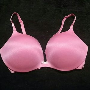 Victoria's Secret Plunge Push Up Pink Bra 38C